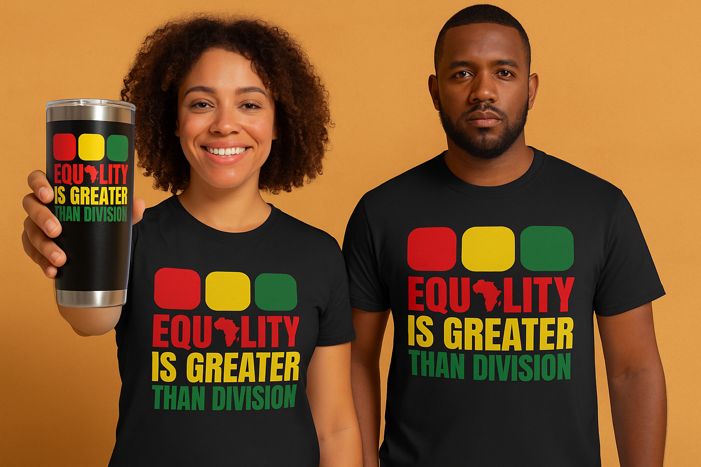 "Equality Is Greater Than Division" Statement Tee
