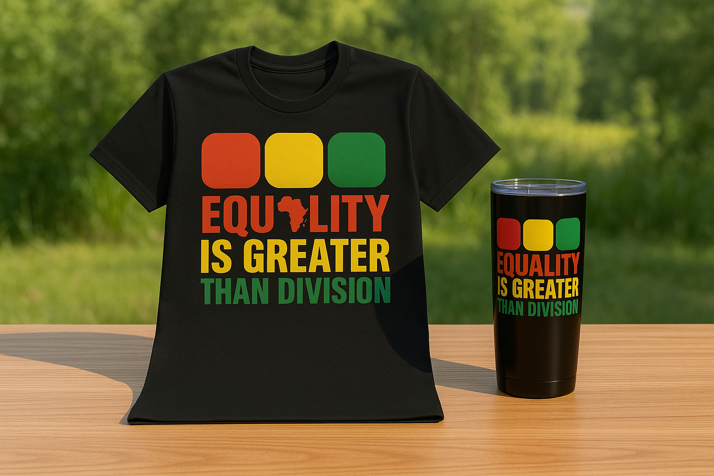 "Equality Is Greater Than Division" Statement Tee