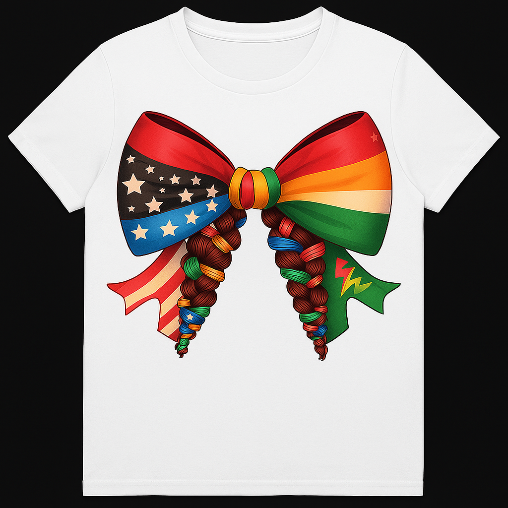 Juneteenth Coquette Bow T-Shirt