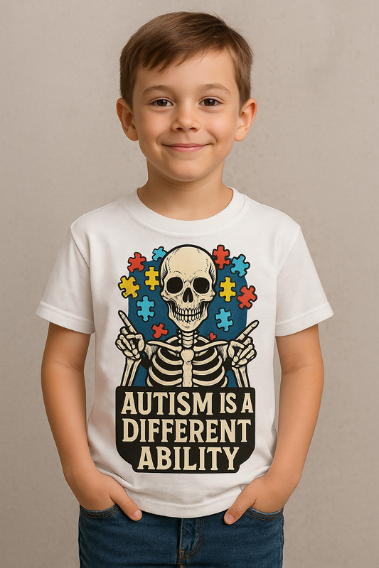 "Autism is a Different Ability" Kids Tee
