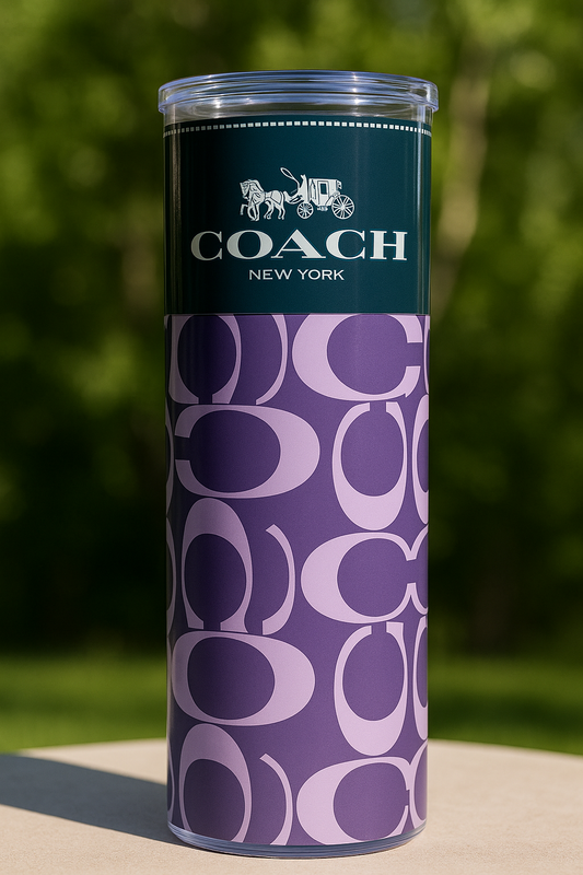 20oz Coach Wrap Tumbler