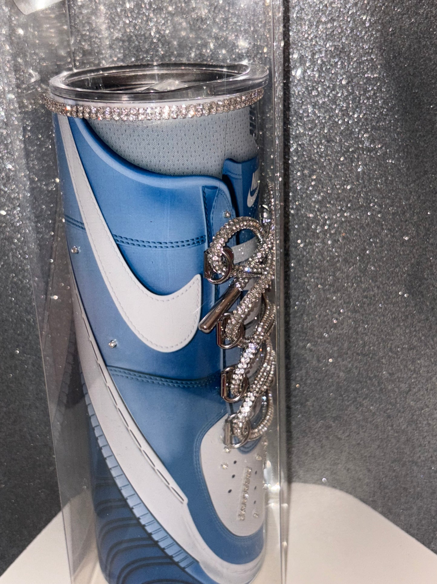 Sneaker-Inspired Bling Tumbler