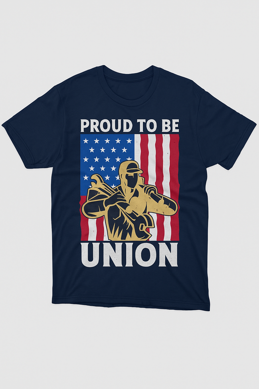 Proud to Be Union – American Worker Flag Tee