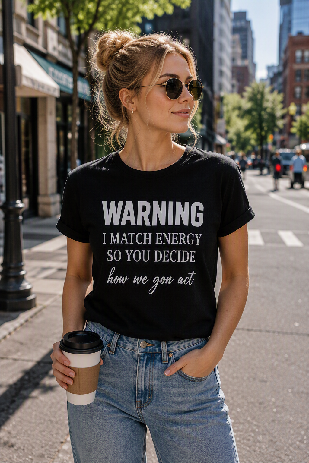 ALL THINGS QUEEN™ T-SHIRT WARNING! I MATCH ENERGY
